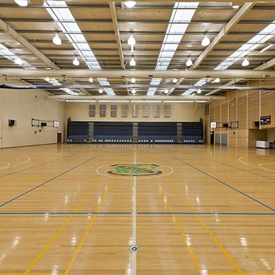 Indoor Court Sprung Timber Flooring for Parade College School