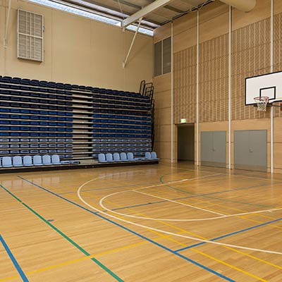 Indoor Court Sprung Timber Flooring for Parade College School