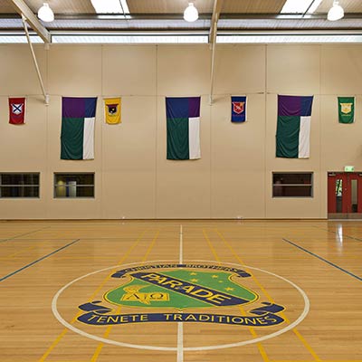 Indoor Court Sprung Timber Flooring for Parade College School