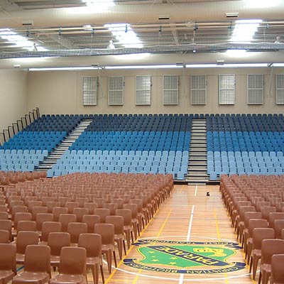 Indoor Court Sprung Timber Flooring for Parade College School