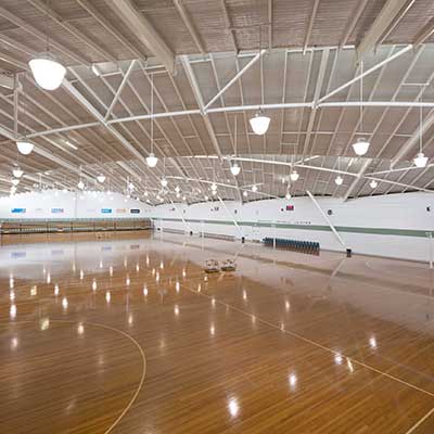 Sprung Timber Netball Flooring Wavely Netball